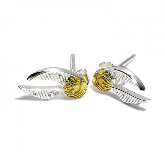 Carat Shop Harry Potter - Sterling Silver Golden Snitch Stud Earrings (SE0004)