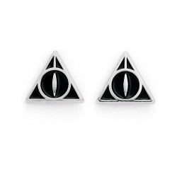 Carat Shop Harry Potter - Deathly Hallows Black Stud Earrings (WES0054)