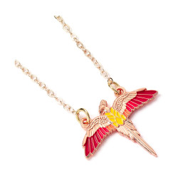 Carat Shop Harry Potter - Rose Gold Plated Fawkes Necklace (WN000113)