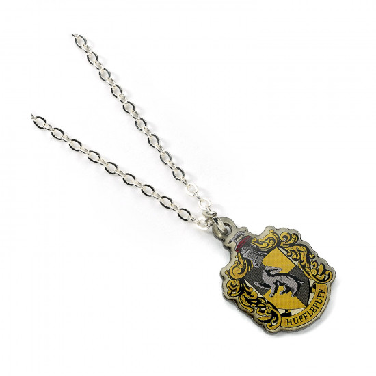 Carat Shop Harry Potter - Hufflepuff Crest Slider Necklace (WNX0024)