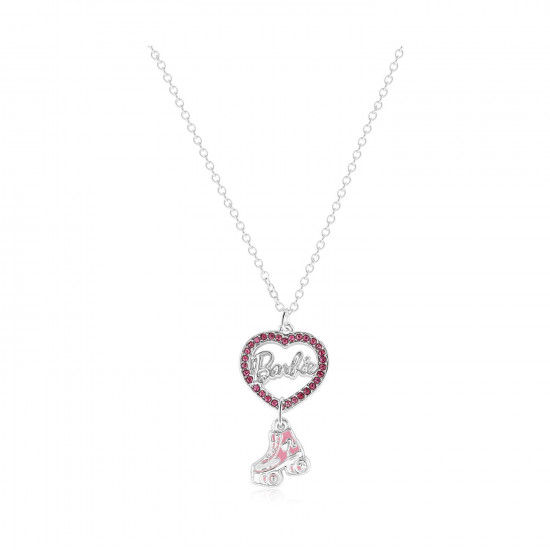 Carat Shop Barbie - Crystal Heart and Roller Skate Necklace (BMN00004)