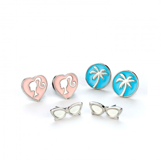 Carat Shop Barbie - Set of three Earring Studs (BMES0011)