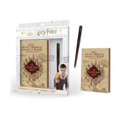 Pyramid Harry Potter: The Marauder's Map - Premium Notebook & Wand Pen Set (SR74636)