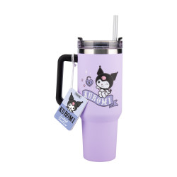 Paladone: Kuromi - Multiway Insulated Travel Cup and Straw (900ml) (PP14604KUR)