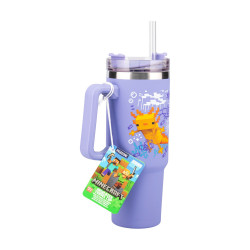 Paladone: Minecraft - Purple Multiway Insulated Travel Cup Straw (900ml) (PP14948MCF)