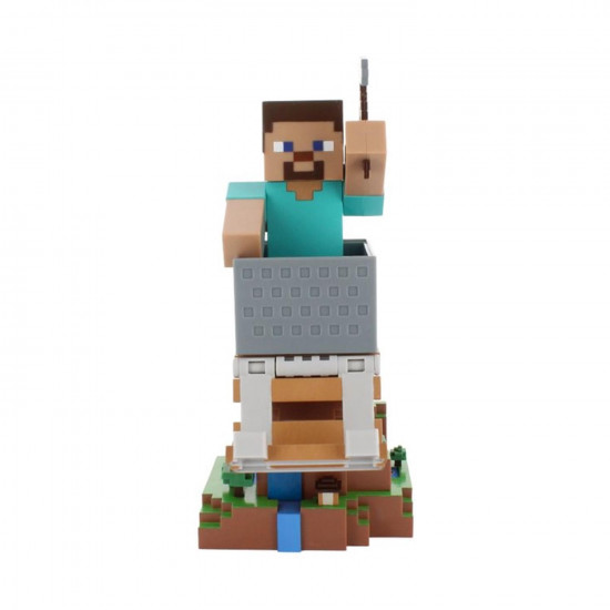 EXG Cable Guys: Minecraft - Steve Phone & Controller Holder (CGCRMC400728)