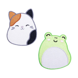Fizz Squishmallows - Cam & Wendy Iron on Patches CDU (350123)
