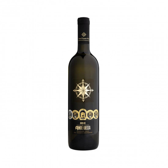 Limnos Organic wines - Ampeloessa - Moscato Alexandrias - Bio White SemiDry Wine P.D.O.,750ml