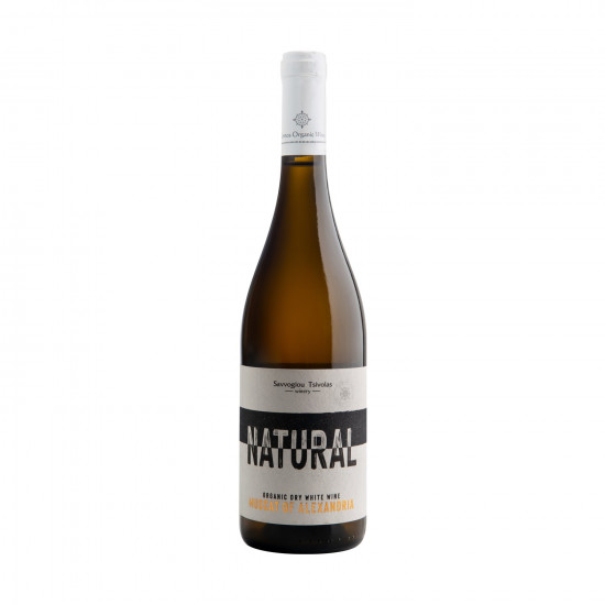 Limnos Organic wines - Moscato Alexandrias Nature - Bio White Dry Wine P.D.O.,750ml