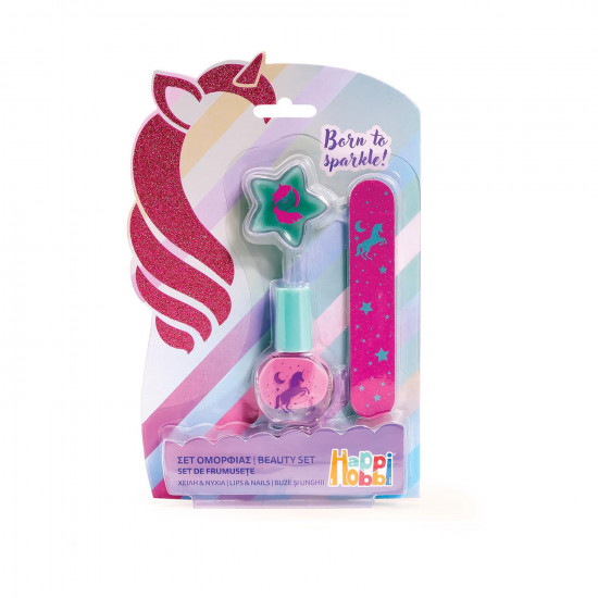 AS Happi Hobbi: Beauty Set - Born to Sparkle Lips & Nails (1081-60001)