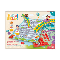 AS Happi Hobbi: Fun Park Snakes & Ludo - Magnetic Board Game (1029-64071)