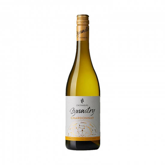 Zacharias - Sinastry - Chardonnay - White Dry Wine P.G.I ,750ml