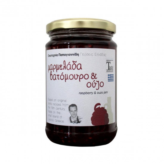 Papayiannides: Flavors of Greece - Raspberry & Ouzo (Glass Jar - 380g)