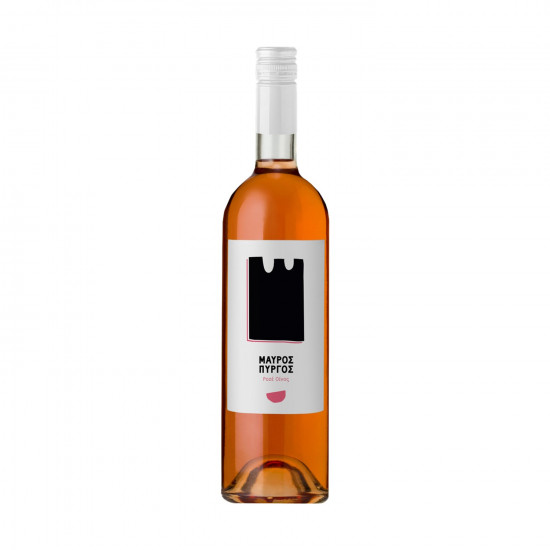 Mavros Pirgos: Merlot - Grenache Rouse Rose Dry Wine,750ml