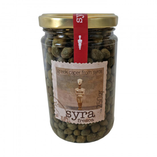 Syra Fresca: Greek Caper From Syros (Glass Jar - 300g)