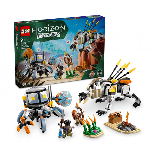 LEGO® Horizon: Adventures - Aloy & Varl Vs. Shell-Walker & Sawtooth (77037)