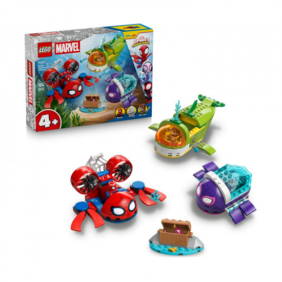 LEGO® Marvel: Spidey And His Amazing Friends Spidey: Underwater Vehicles (11207)