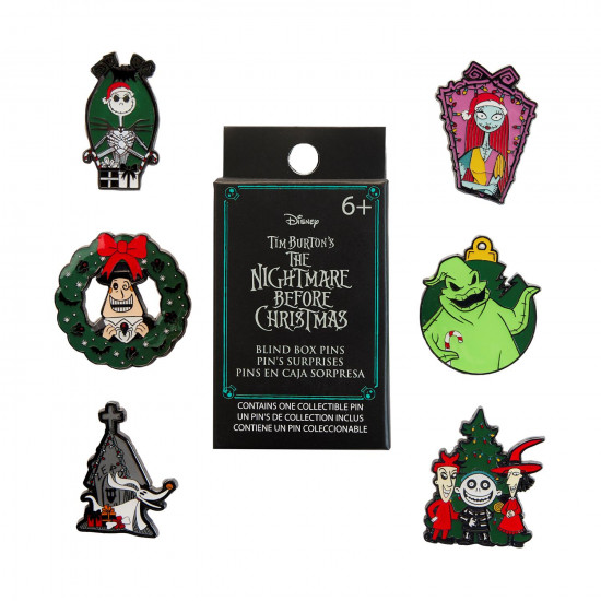 Loungefly: Walt Disney - Nightmare Before Christmas Seasonal  Blind Box Enamel Pins