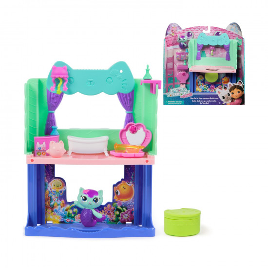 Spin Master Gabby's Dollhouse Movie: Mercat's Spa-wesome Bathroom (20151912) *