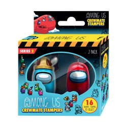 P.M.I. Among Us Crewmate Stampers 2 Pack 4.5cm (S2) (AU5215)