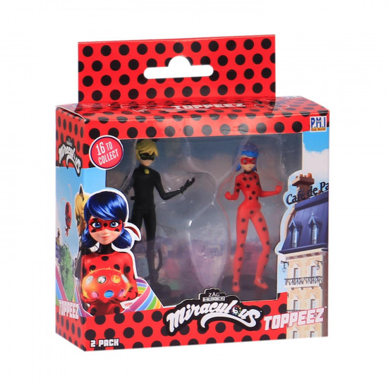 P.M.I. Miraculous Pencil Toppers - 2 Pack (S1) (Random) (MLB2015)