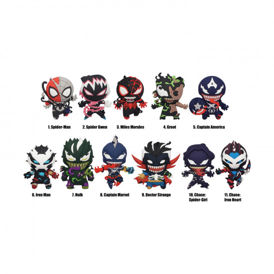 Monogram Marvel: Venom (Series2) (Blind Bag/Random) 3D Foam Bag Clips (68625)