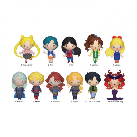 Monogram: Sailor Moon (Series5) (Blind Bag/Random) 3D Foam Bag Clips Figures (70665)