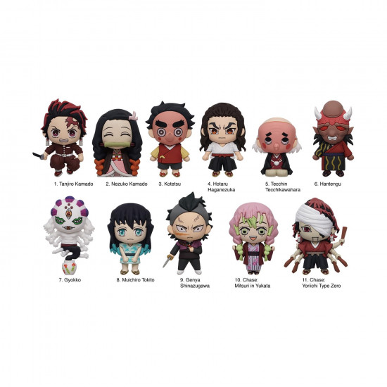 Monogram: Demon Slayer (Series7) (Blind Bag/Random) 3D Foam Bag Clips Figures (74645)