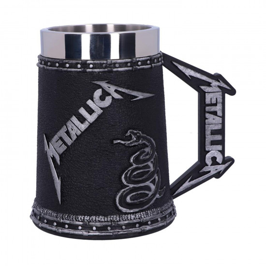 Nemesis Now: Metallica - The Black Album Tankard (16cm)