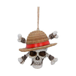 Nemesis Now: One Piece - Luffy Jolly Roger Hanging Ornament (8.5x5cm) (B7358A26)