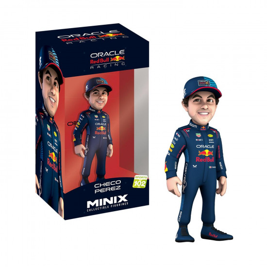 Minix Collectible Figurines: Oracle Red Bull Racing - Checo Pιrez Figure 12cm (MNXA6000)