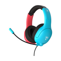 Turtle Beach: Airlite Fit - Wired Gaming Headset [For Switch/ Switch 2] (Color: Neon Blue & Red)