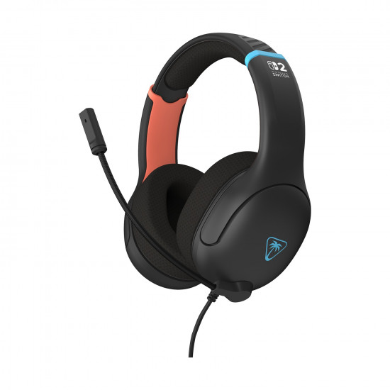 Turtle Beach: Airlite Fit - Wired Gaming Headset [For Switch, Switch 2] - (Color: Charcoal Black)