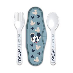 Stor Disney: Mickey Mouse Full Of Smiles - Toddler 2 Pcs PP Traveling Spoons (10466)