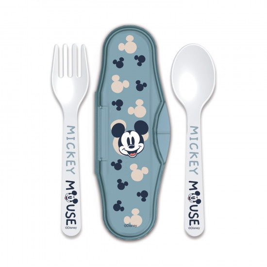 Stor Disney: Mickey Mouse Full Of Smiles - Toddler 2 Pcs PP Traveling Spoons (10466)