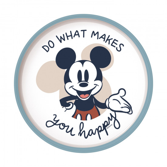 Stor Disney: Mickey Mouse Full Of Smiles - Non Slip Bicolor Premium Plate  (10493)