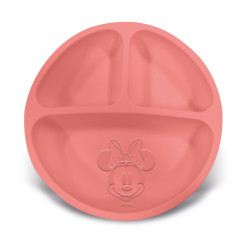 Stor Disney: Minnie Mouse - Toddler Divided Silicone Plate  (12235)