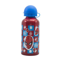 Stor: Marvel: Spiderman Arachnid Grid -  Aluminium Bottle (400ml) (74734)
