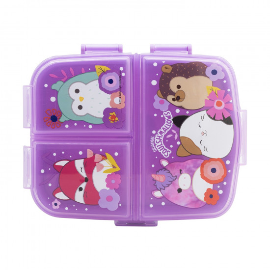 Stor: Squishmallows - Xl Multi Compartment Rectangular Sandwich Box (75899)