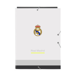 Safta: Real Madrid 25/26 Home Kit - Folio Cardboard Elastic Binder (512554068)