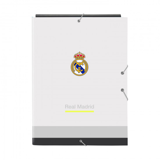 Safta: Real Madrid 25/26 Home Kit - Folio Cardboard Elastic Binder (512554068)