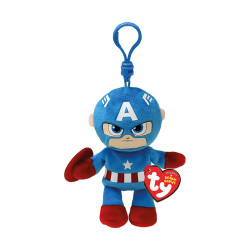 AS Beanie Babies Marvel: Captain America - Keychain Plush 8,5cm (1607-34004)