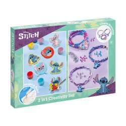 Totum: Disney Stitch - 2 In 1 Creativity Set - Charm Bracelets (TT700178)