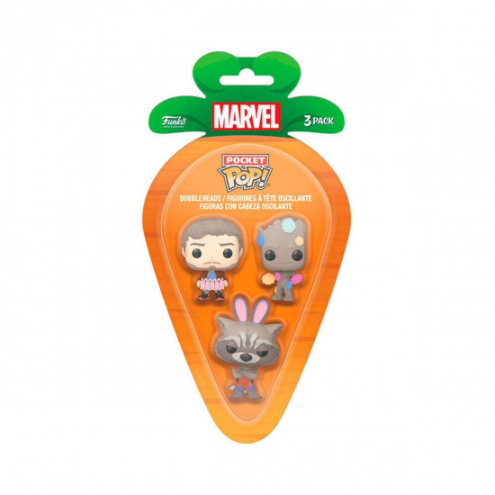 Funko 3-Pack Carrot Pocket Pop!: Guardians of the Galaxy Vinyl Figures