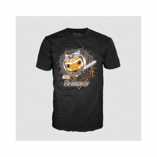Funko Pop! Tee: The Book of Boba Fett - Ahsoka (S)