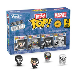 Funko Bitty Pop! 4-Pack: Spider-Man - Venom, Anti-Venom, She-Venom, Spider-Man Vinyl Figures