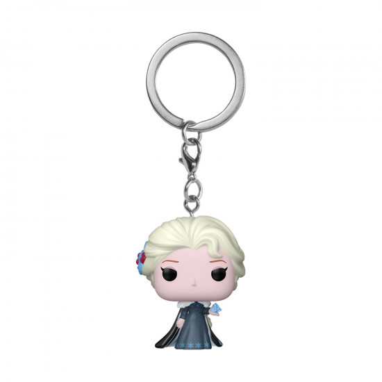 Funko Pocket Pop! Disney: Princess Holiday - Elsa Vinyl Figure Keychain