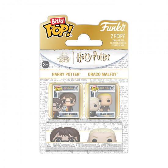 Funko Bitty Pop! 2-pack: Harry Potter - Harry Potter & Draco Vinyl Figures