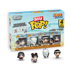 Funko Bitty Pop! 4-Pack: Naruto Shippuden - Tenten, Madara, Might Guy, Itachi Uchiha Vinyl Figures