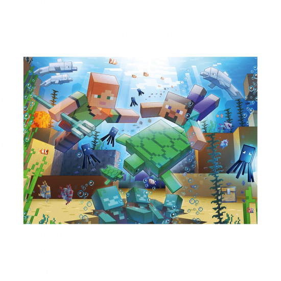 Ravensburger Puzzle: Minecraft Mosaic (1000 pcs) (12000421)